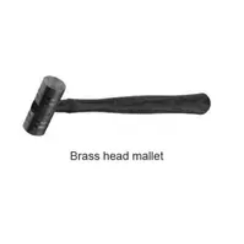 Buffalo Dental, 3 Oz. Brass Head Mallet, 26-491
