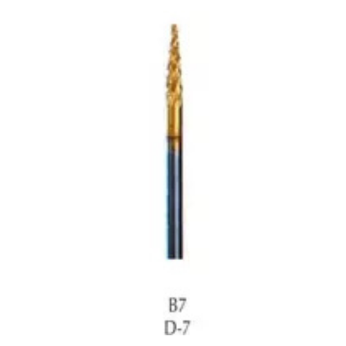 Buffalo Dental, B7, (D-7) TNT-Coated Diamond Cut Regular HP Carbide Bur, B7-GOLD