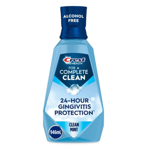 Procter & Gamble, Crest Pro-Health Multi-Protection Mouthwash, Clean Mint, 1 L Bottle, 6/Case, 80859172