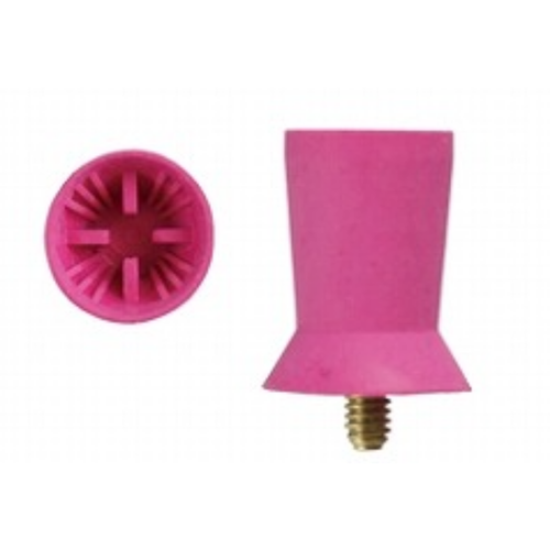 AllPro, Allpro Prophy Cup Screw Type Square Ribbed & Webbed Skirted Soft Hot Pink Comfort-Berry Scented, 144/Pack, 104-N-144