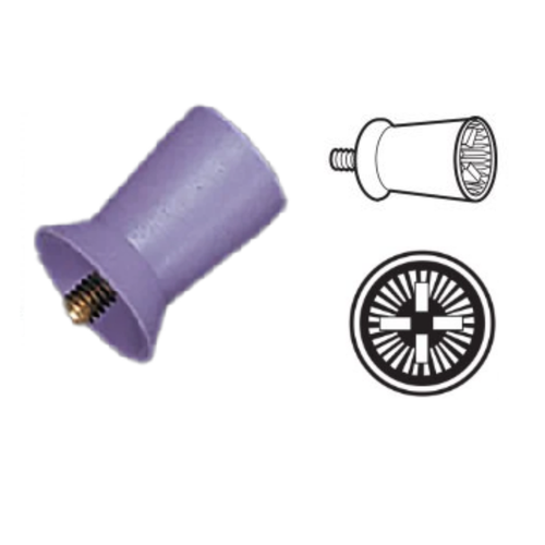 AllPro, Allpro Prophy Cup Screw Type Ribbed & Webbed Skirted Firm Lavender Unscented, 1000/Pack, 105-L-1000