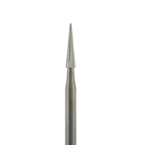 EF Series Safe End Esthetic Finishing Bur, Taper Pointed, 6, 5/Pkg, 10 Blade