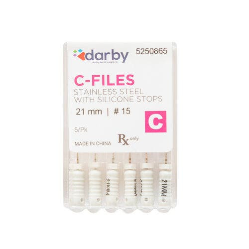 C-File, 21mm, #15, 6/Pkg.
