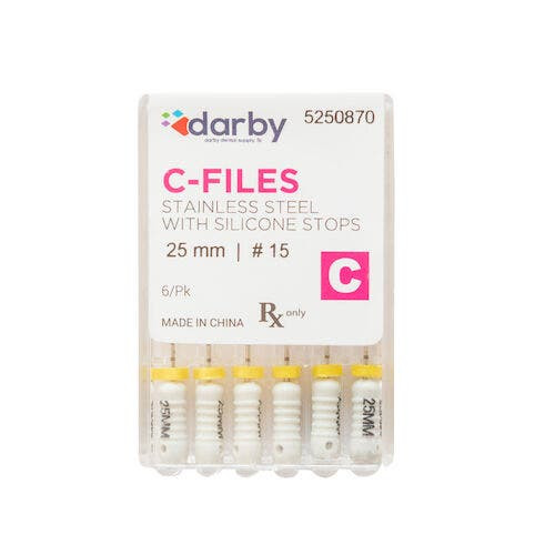 C-File, 25mm, #15, 6/Pkg.