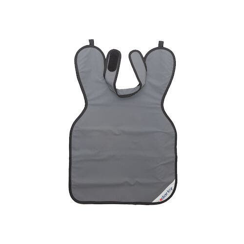 Adult Style 24 X-Ray Aprons, 0.3 mm Vinyl, w/ collar, 24 x 36, Gray