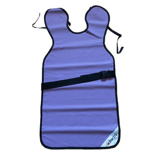 Adult Style 24 X-Ray Aprons, 0.3 mm Vinyl, Technician, Lilac