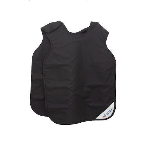 Adult Style 26 X-Ray Aprons, 0.3 mm Vinyl, Dual, 23.62" x 31.5", Black
