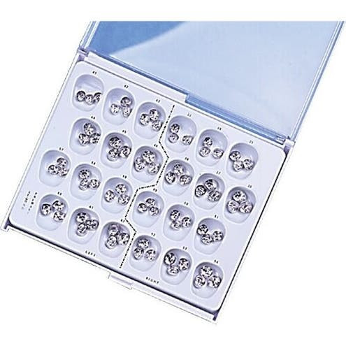 Second Primary Molar Stainless Steel, Lower Left, 59, 3/Pkg