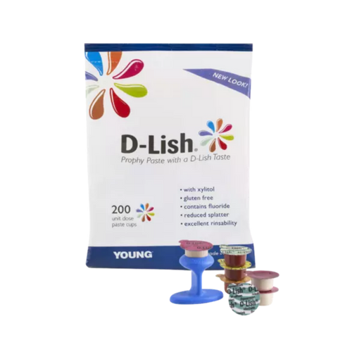 Young, D-Lish® Prophy Paste Fresh Strawberries Coarse Box of 200, 306020