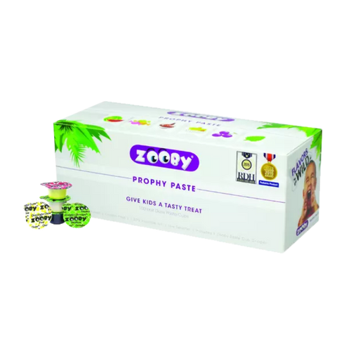 Young, Zooby Prophy Paste® Happy Hippo Cake™ Fine Box of 100, 603210