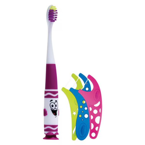 Sunstar, Crayola Pip-Squeaks Toothbrush Kids Patient Pack 12dz, KIT36P