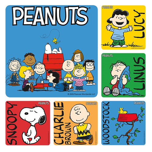 Kids Stickers Peanuts 100/Box