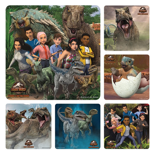Kids Stickers Jurassic World Camp Cretaceous 100/Box