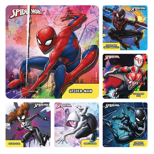 Kids Stickers Spider-Man Multiverse 100/Box