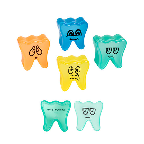 Kids Dental Essentials Funny Faces Tooth Savers 48/Box