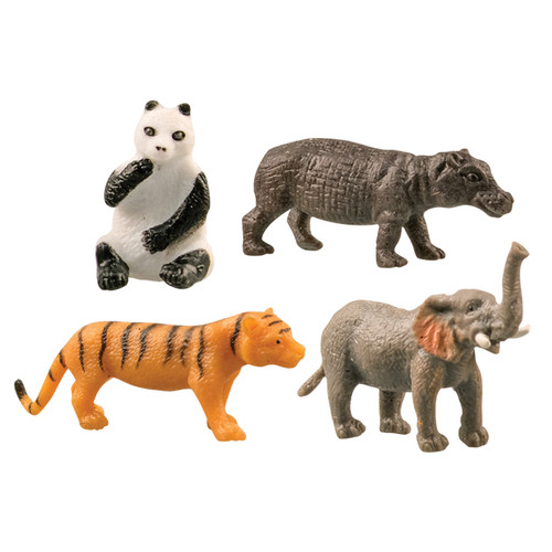 Kids Toys 2.5" Stretchy Zoo Animals Assorted 36/Box