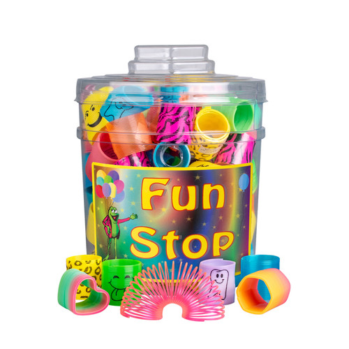 Kids Toys Coil Canister Mix 96/Box