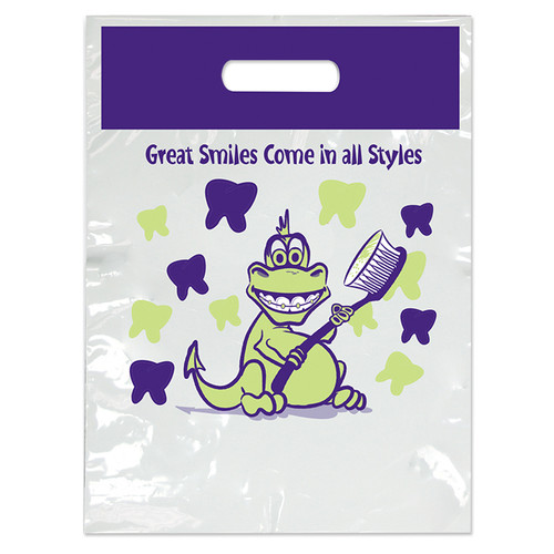 Plastic Bags Orthodontic Smile Style Small 2-Color 100/Box
