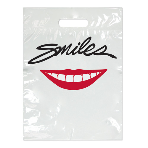Plastic Bags Small Smiles Red Lips 100/Box