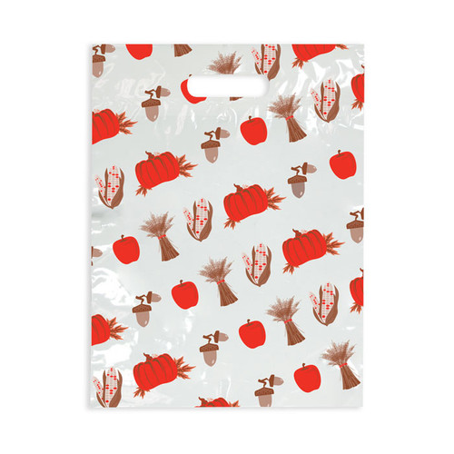 Plastic Bags Fall Smile Scatter 100/Box