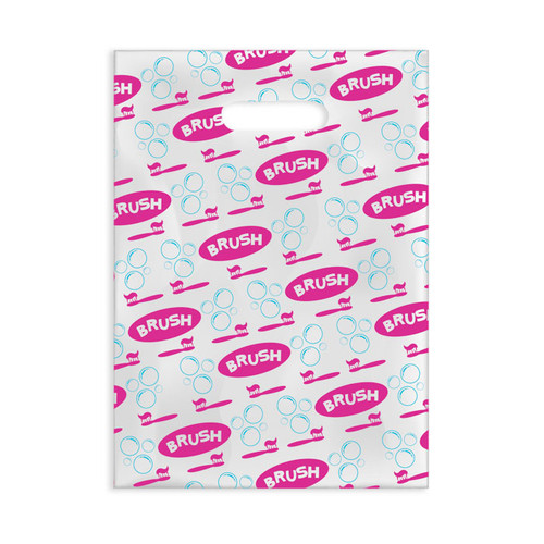 Plastic Bags Brush Bubbles Scatter 100/Box