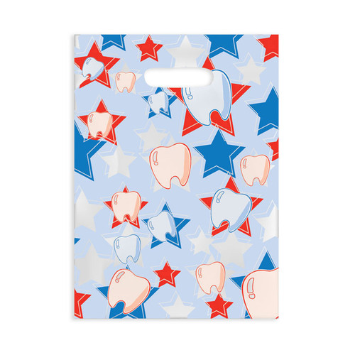 Plastic Bags Star Tooth Scatter 100/Box