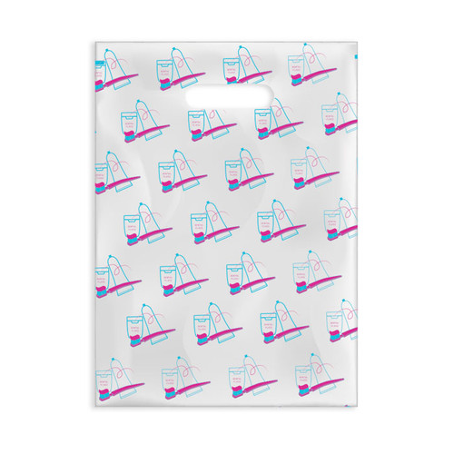 Plastic Bags Floss Brush Toothpaste Scatter 100/Box