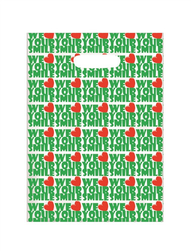 Plastic Bags Scatter Love Your Smile 100/Box