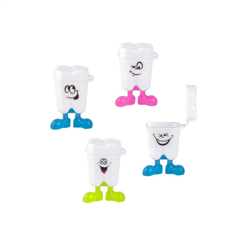 Kids Dental Essentials Tooth Saver With Feet Assortment 50/Box