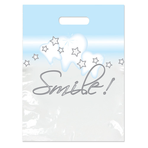 Plastic Bags Large Stars Smile! 100/Box