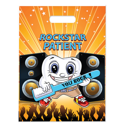 Plastic Bags Rockstar Full Color 250/Box