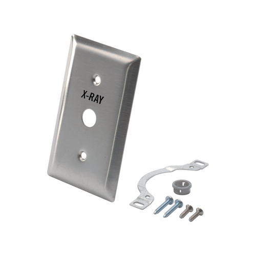DCI, PLATE WALL WHITE DRILLED & PAD PRINT W/HARDWARE, 7330