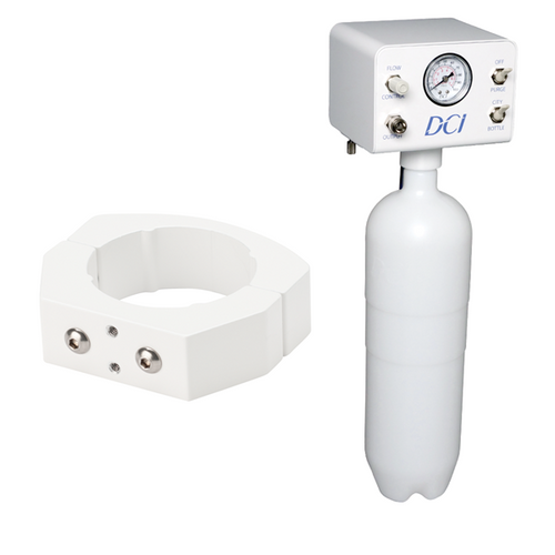 DCI, Asepsis Self-Contained Deluxe Single Water System w/2 Liter Bottle & 2" Clamp, 8928