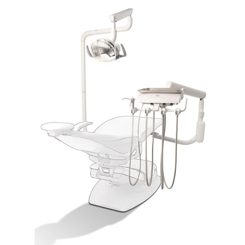 DCI, Reliance Swing Mount Pole w/Auto Dental Unit, White, RS4001