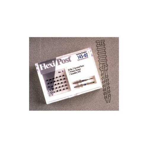 Flexi-Post green #3 titanium post economy refill