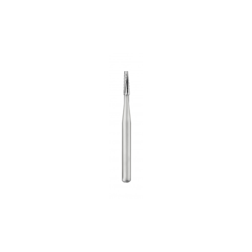 SS White Carbide Burs. FG-701 Short Shank Taper Flat End Crosscut. Clinic Pack of 100 pcs/bag