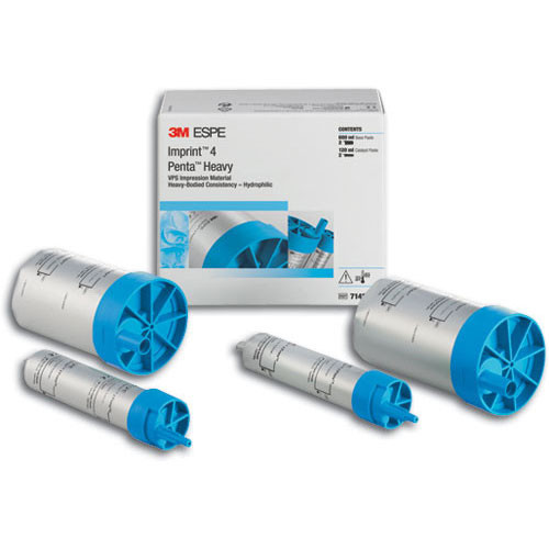Imprint 4 Penta Heavy Body - Refill: 2 - 300 mL Bases and 2 - 60 mL Catalysts. VPS Impression Material - exp. 2027.05