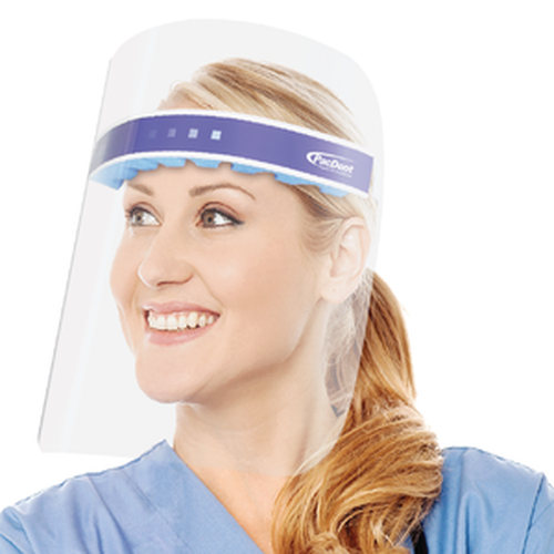 Pac-Dent, Disposable face shields, vented, 38/Pack, S026
