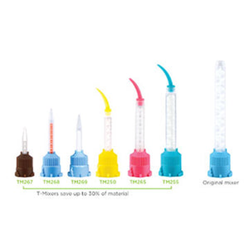 Pac-Dent, Blue T-Mixing Tips, 1:1 Ratio, 50/Pack, TM269