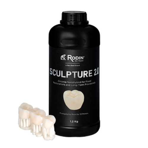 Pac-Dent, Rodin Sculpture 2.0, Shade A1, 1.2kg/bottle, 23875
