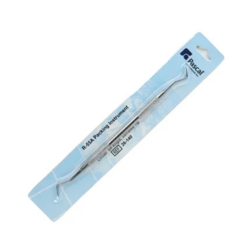 Pascal, R55A Circlet Packing Instrument, Serrated, Angled, 26-140