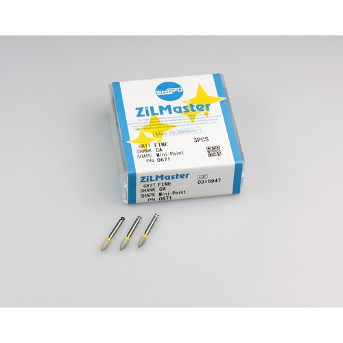 Shofu, Zilmaster Fine CA Mini Point 3pcs, 0671