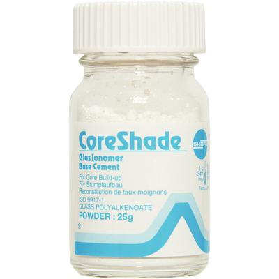 CoreShade GlasIonomer Base Cement, 25 g Gray Powder