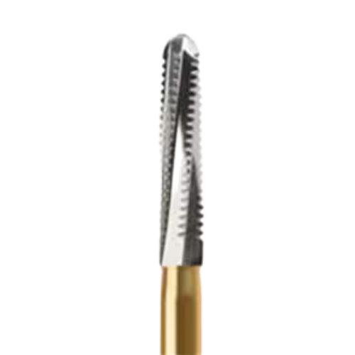 Microcopy, CrownKing Sterile Carbide Bur Crown & Bridge Prep Friction Grip 856-018, 25/Pack, NBCK85618