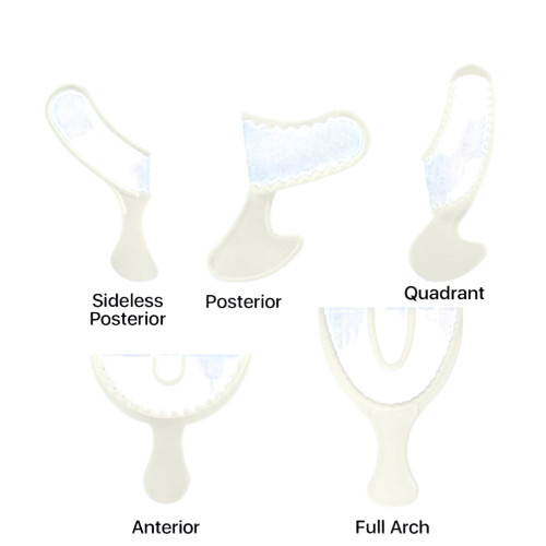 Mark3, Bite Registration Tray Sideless Post. 50/Pack, Cargus, 100-0204