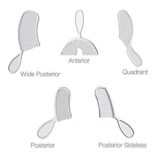Mark3, Premium Bite Registration Tray Wide Body Posterior 50/Pack, 100-0333