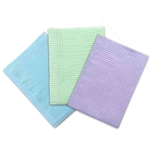 Mark3, Premium Bibs Lavender 3Ply 13" x 18" 500/Box, 100-1318LA