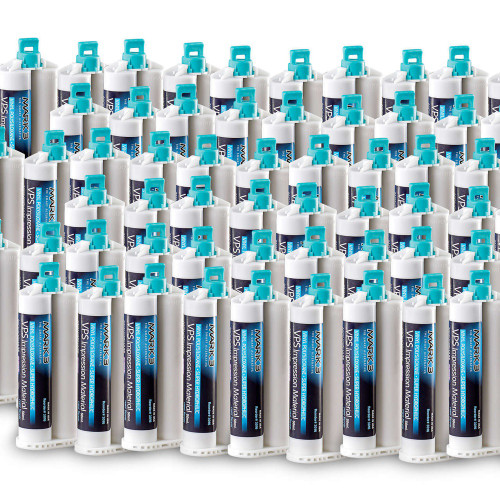 Mark3, VPS Impression Material Monophase Regular Set 50ml. Cartridges 100/cs., 100-3016BULK