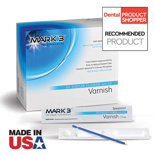 Mark3, 5% Sodium Fluoride Varnish with TCP Bubble Gum Unidose 50/Box, 100-7100
