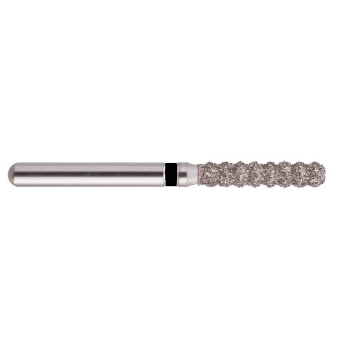 Mark3, Blue Streak Diamond Burs Gross Reduction Taper Short 655-018 Extra Coarse Black 5/Pack, 100-D-655S-018XC